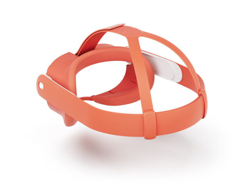 Maschera e cinturino per la testa per Meta Quest 3 Arancione Facial Interface and Head Strap Blood Orange Alterside Store