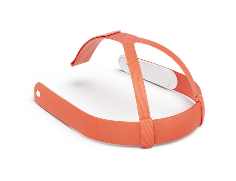 Maschera e cinturino per la testa per Meta Quest 3 Arancione Facial Interface and Head Strap Blood Orange Alterside Store