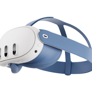 Maschera e cinturino per la testa per Meta Quest 3 Blu Facial Interface and Head Strap Elementar Blue Alterside Store