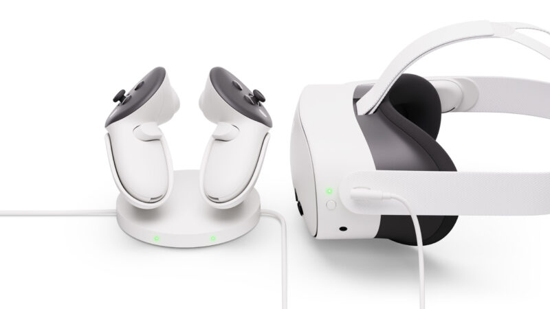 Visore Meta Quest 3S headset Base di ricarica Charging dock Alterside Store